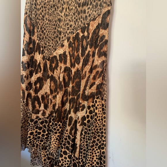 Boutique dress Caroline morgan mini / midi dress mesh sheer - Picture 9 of 14